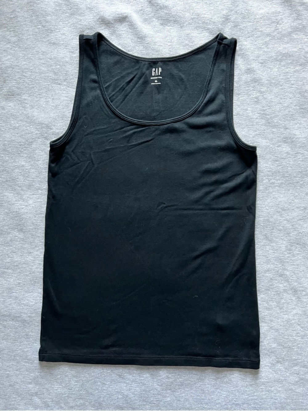 GAP Black Cotton Scoop Neck Tank